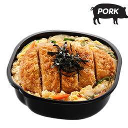 ข้าวหน้าหมูทอด