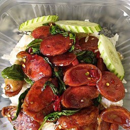 ข้าวกะเพรากุนเชียง ต้องเบิ้ล