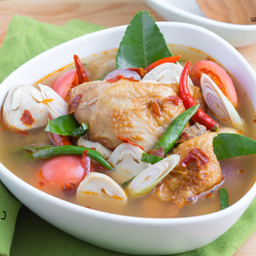 ต้มแซ่บไก่ย่าง