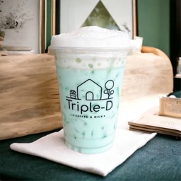นมมินท์เย็น (fresh mint milk)