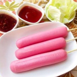 ไส้กรอกนมทอด 3 ชิ้น