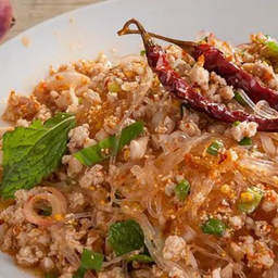 ลาบวุ้นเส้นหมูสับ