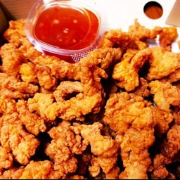 หนังไก่ทอด