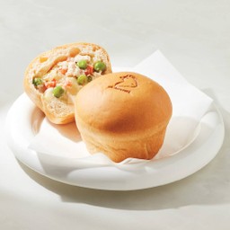 ขนมปังไส้ไก่ซอสขาว สเปลท์ (1 ชิ้น)