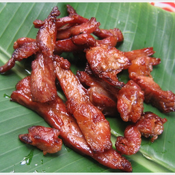 เนื้อทอดแดดเดียวใบมะกรูด