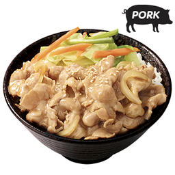 ข้าวหน้าผัดยากินิคุหมู