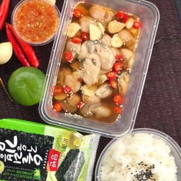 ชุดหอยนางรมดองซีอิ๊วเกาหลี