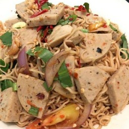 ตำมาม่าหมูยอปูล้า