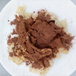 โรตีธรรมดา+ไมโล(ม้วนกระดาษ)