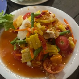 ตำข้าวโพดไข่เค็ม