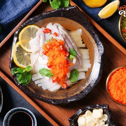 หมึกซาซิมิดองน้ำปลากวน