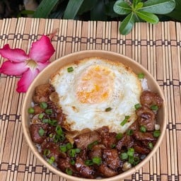 Good a day กะเพราพริกแห้ง&หมูกระเทียมซอสฉ่ำ