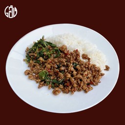 ข้าวกะเพราหมูสับ