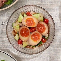 ยำไข่ดองซีอิ๊วญี่ปุ่น