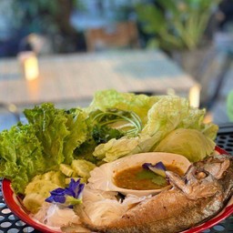 เมี่ยงปลากะพง (ลวก)