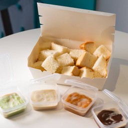 Set แชร์กัน 3 - ปังนึ่ง 2 แผ่น สังขยา 4 สี