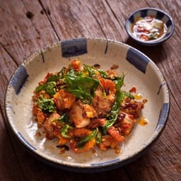 ผัดกะเพรา (เป็นกับ)