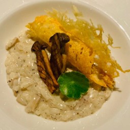 Mushroom And Cheese Risotto