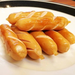 ไส้กรอกหนังกรอบทอด 5 ชิ้นจุใจ