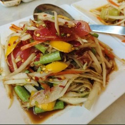 ตำปลาร้า ไม่ใส่ปู
