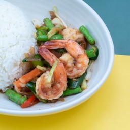 ข้าวราดผัดกะปิ