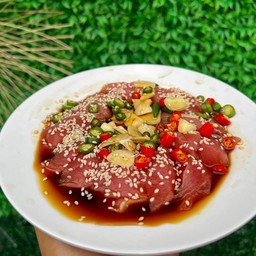 เซ็ตทูน่าดองซีอิ๊ว (ทูน่าสด 6 ชิ้น)