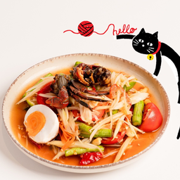 ตำไทย ไข่เค็ม