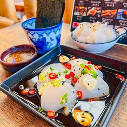 เซ็ตหอยโฮตาเตะดองซีอิ๊ว (หอยโฮตาเตะ 6ชิ้น)