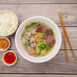 ต้มเลือดหมูธรรมดา