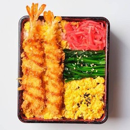 ข้าวหน้ากุ้งคัตสึ