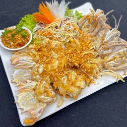 กัังแก้วทอดกระเทียมS ครึ่งกิโล