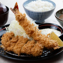 ชุดคัตสึกุ้งยักษ์และทงคัตสึสันใน