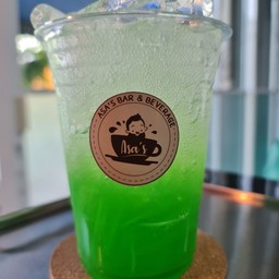 น้ำเขียวโซดา มะนาว