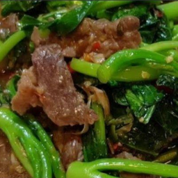 คะน้าเนื้อน้ำมันหอย