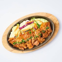 หมูย่างกระทะร้อน