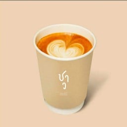 ลาเต้มะพร้าวร้อน