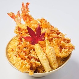 ข้าวหน้ากุ้งเทมปุระ