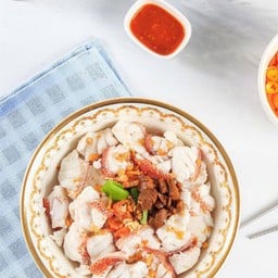 ปลาเก๋าแดงลวก