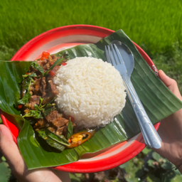 ข้าวกะเพราหมูตุ๋น