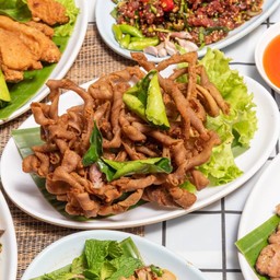 ไส้เป็ดทอดกระเทียม