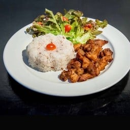 ข้าวหมูทอด