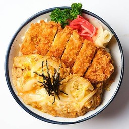 ข้าวหน้าหมูทอด