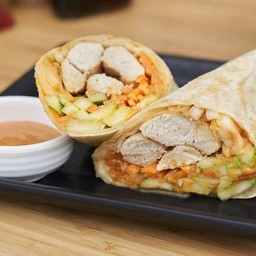 Massaman Chicken Wrap
