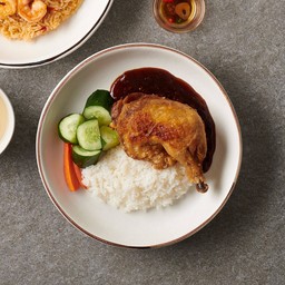 ข้าวสะโพกไก่ทอด ซอสเทอริยากิ