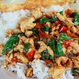 ข้าวแซลมอนย่าง ตลาดมอ (ตรงข้ามโรงพยาบาลศรีนครินทร์)