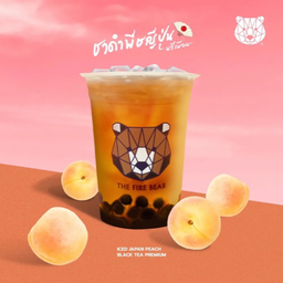 ชาดำพีชญี่ปุ่นพรีเมี่ยม พร้อมไข่มุก ไซส์ L