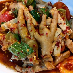 หมูยอตีนไก่