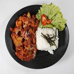 ข้าวหมูผัดกิมจิ