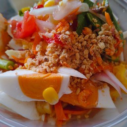 ตำโคราชไข่เค็มหมูยอรสจัดๆเด็ดๆต้องลอง