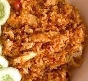 ข้าวคลุกน้ำพริก เผากุ้ง